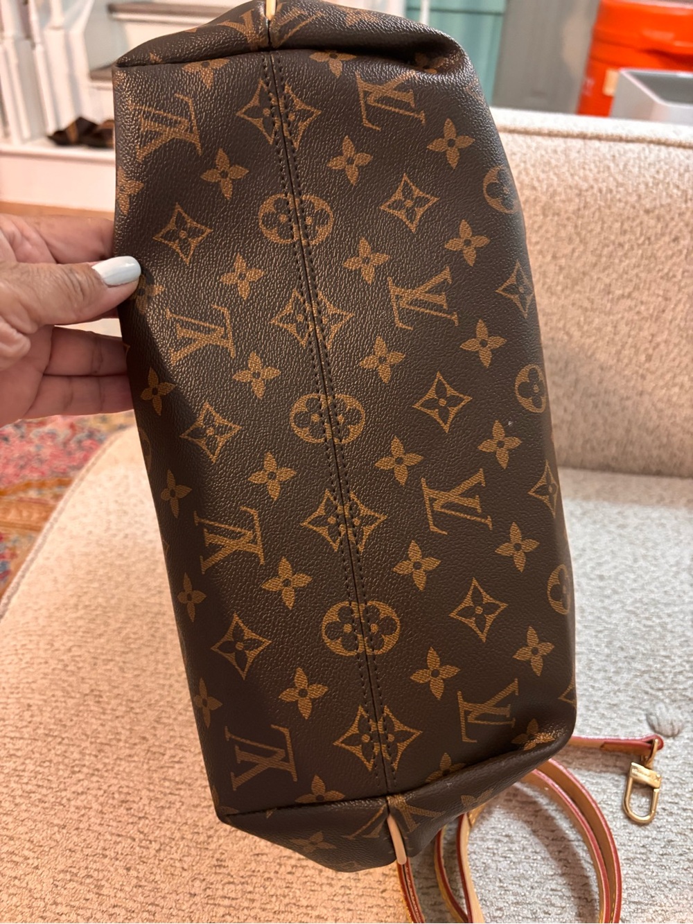 *Fashion* Handbag in Brown with Vachetta Leather - Picture 8 of 17